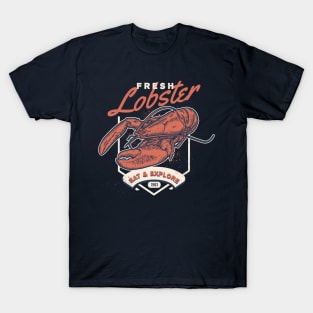 Freesh lobster eat and explore 1983 T-Shirt